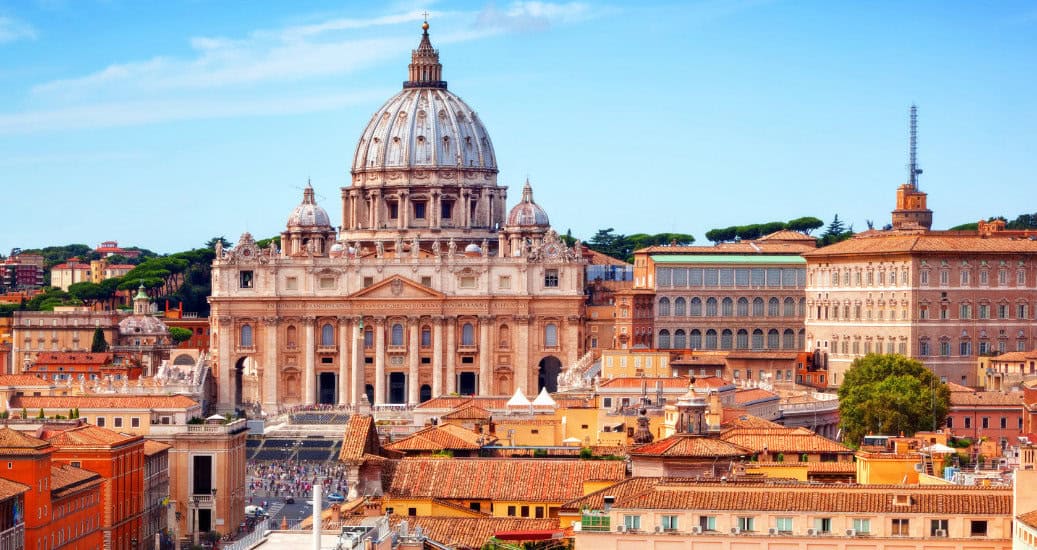 Vatican City. St. Peter's Basilica and Vatican museums