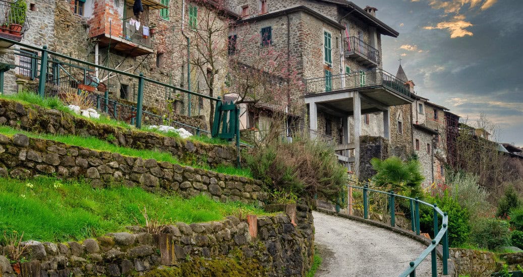 virgoletta a little medieval village near aulla in lunigiana