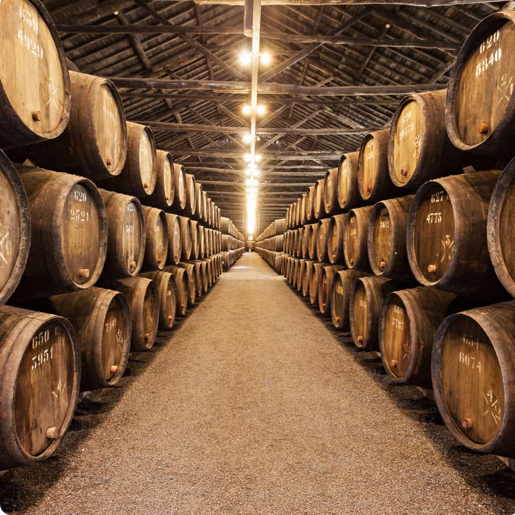 Wine barrels