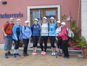 Charity camino group