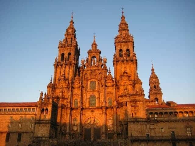 Cathedral-Santiago-sunset