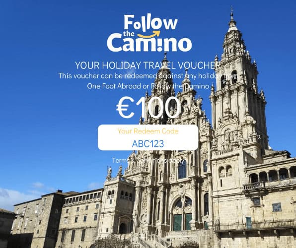 camino de santiago follow the camino gift voucher