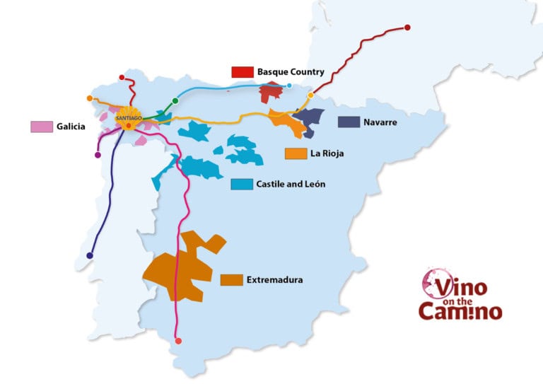 camino wine tours santiago de compostela routes map