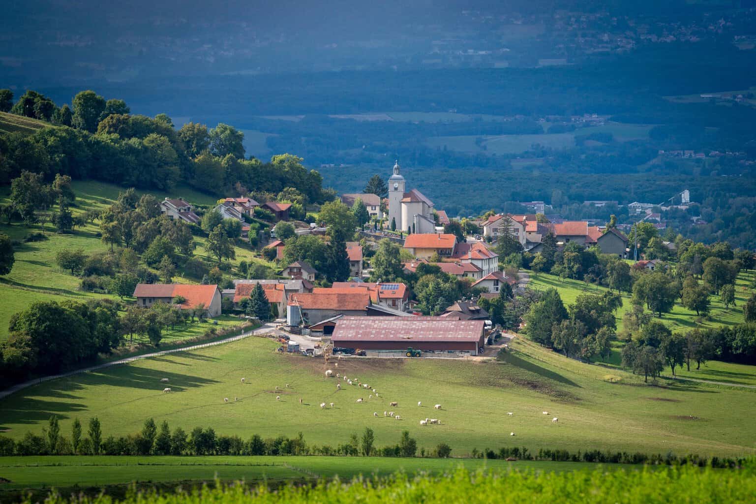 Small town near the Geneva Way