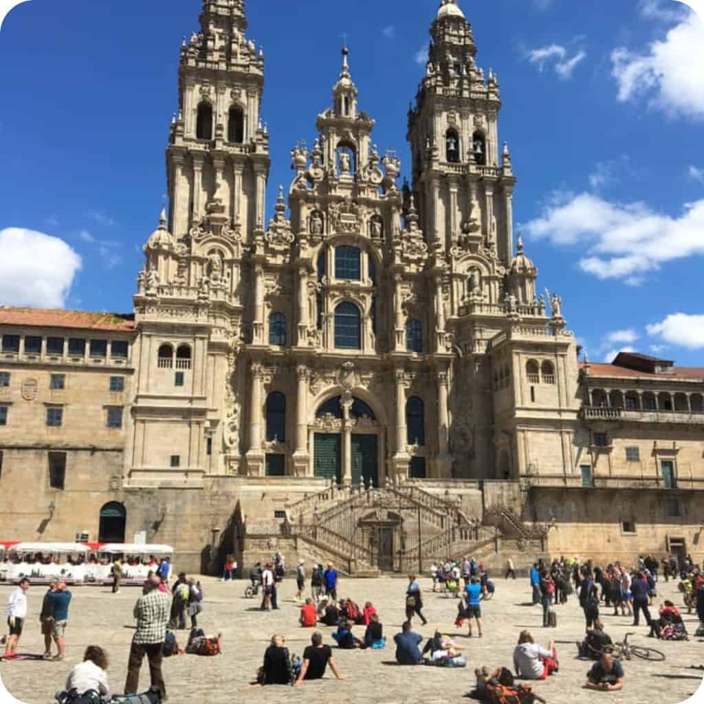 Follow the Camino Cathedral in Santiago