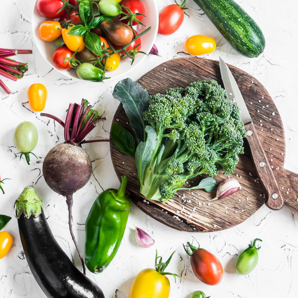 Ingredients for vegetarian recipes