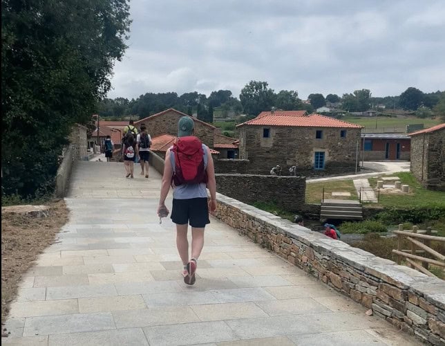 Cillian O'Connor walking the Camino Frances route