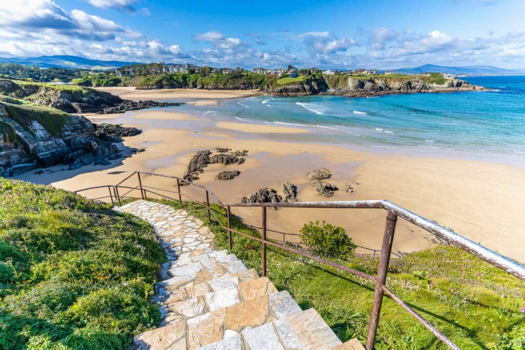 Coast near Tapia de Casariego in Asturias on the Full Camino del Norte Coastal