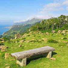 View over Sea in Northern Galicia, from Navia to Vilalba