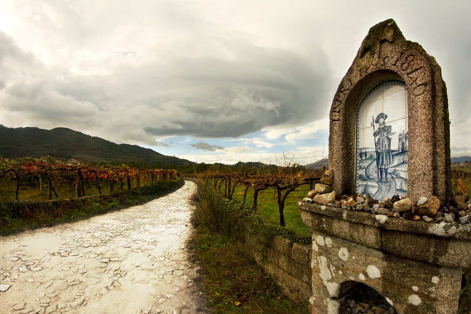 Holy relic near Ponte de Lima on the Camino Portugues