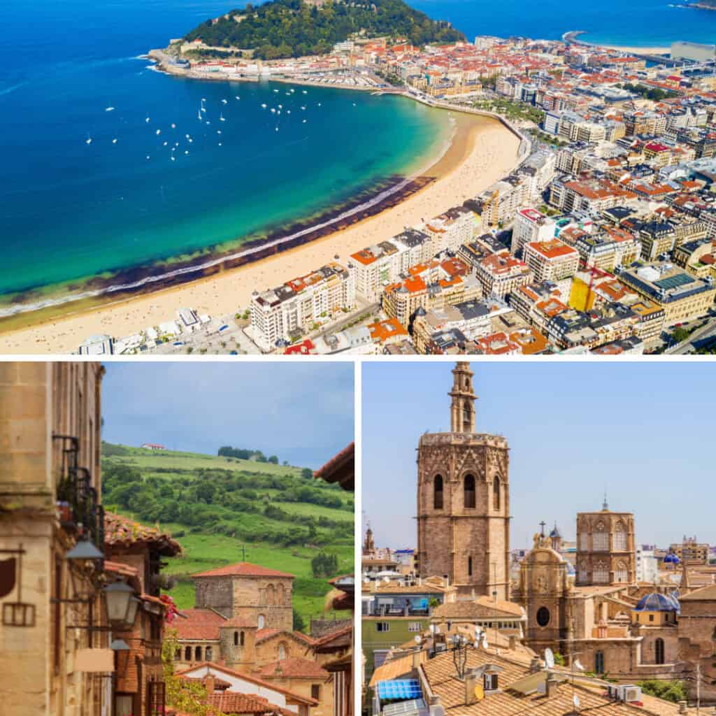 Romantic spots along camino del norte